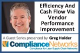 Efficiency And Cash Flow Via Vendor Performance Improvement